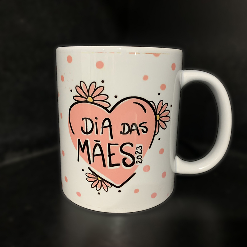 Caneca dia das mães - A mãe tá on