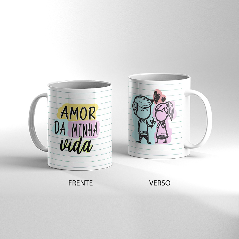 Caneca - Dia dos namorados amor da minha vida