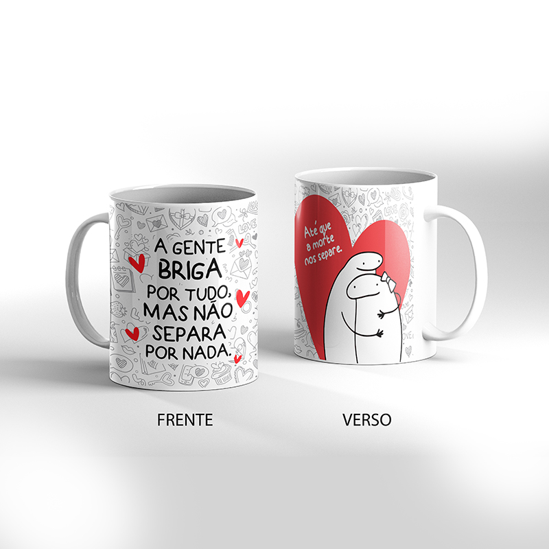 Caneca Presente Da Dos Namorados Flork Meme 325 Ml Cod 107