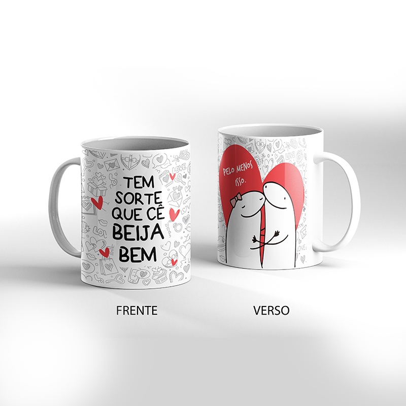 Caneca Presente Da Dos Namorados Flork Meme 325 Ml Cod 104