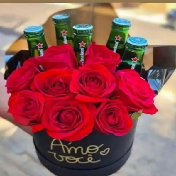 Box Rosas e Cervejas