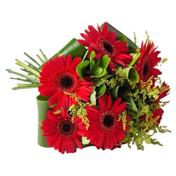 Buque com 6 gerberas