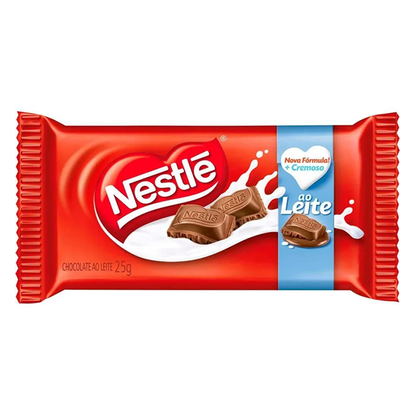 Barra de chocolate nestle