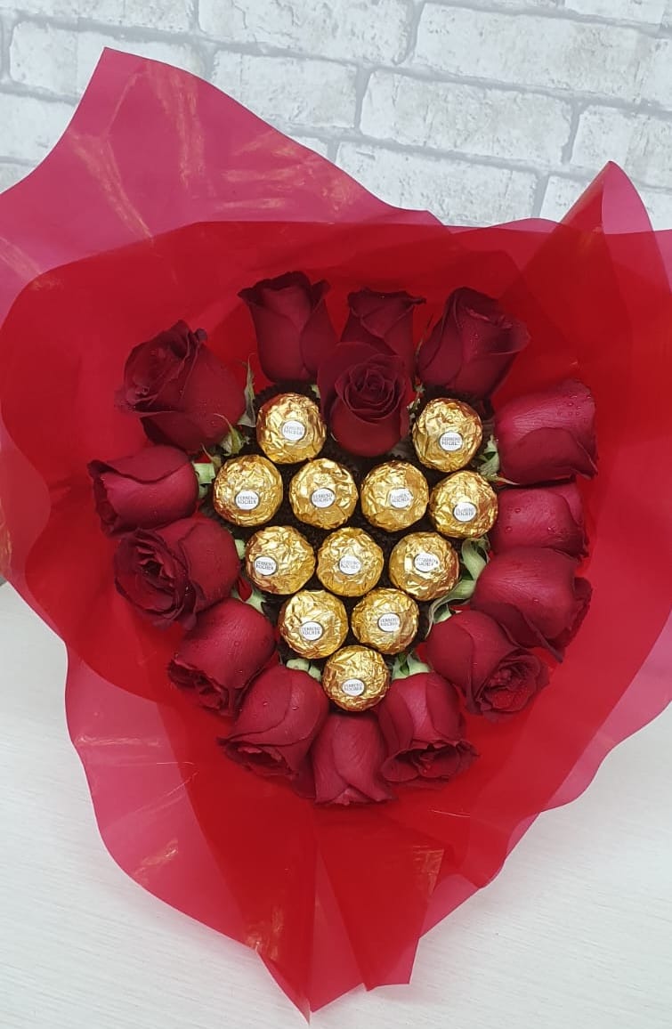 Buquê Paixão Ferrero 