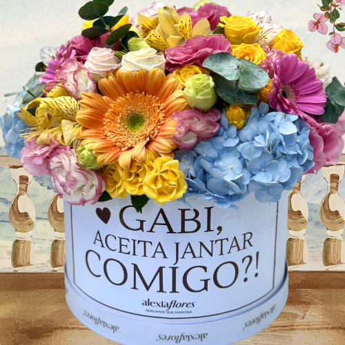 Flower Box tamanho G (Mix de Flores)