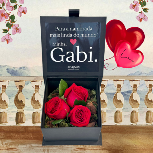 Lovely Box com Rosas