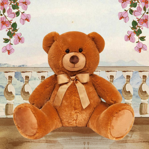 Urso Charles Chic Caramelo