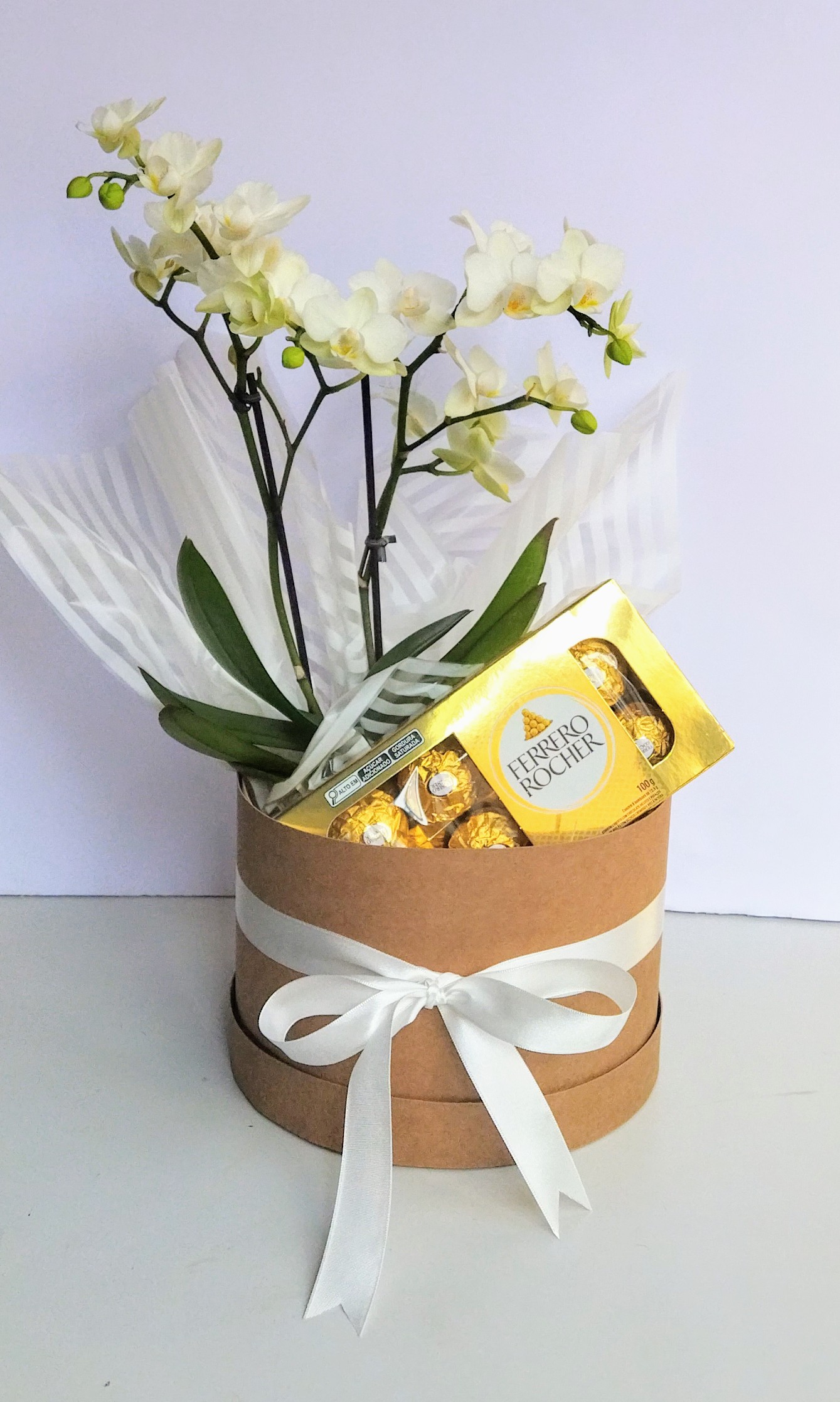 Box Orquídea com Chocolate 