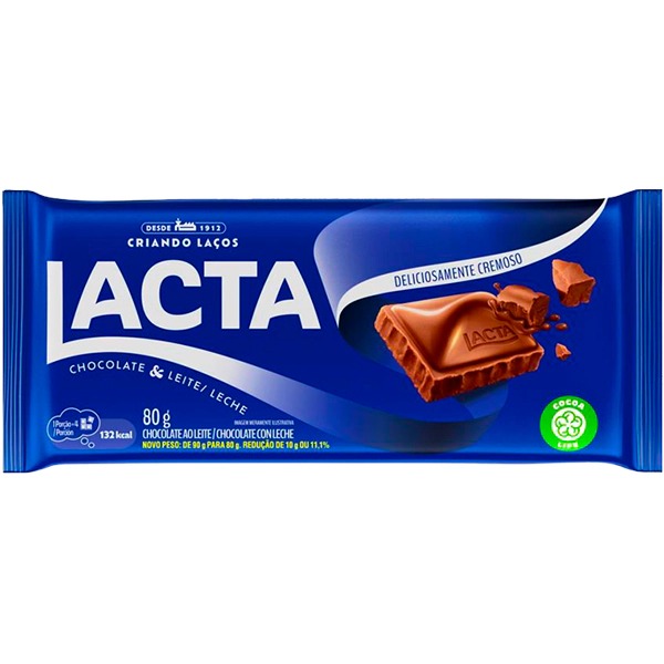 Barra de Chocolate Lacta