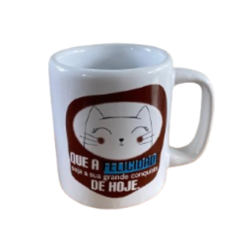 Caneca que a felicidade