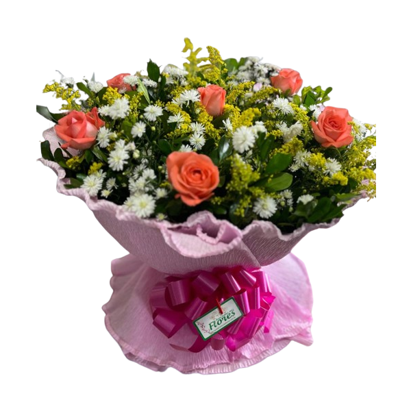 Ramalhete com 06 Rosas