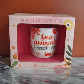 Caneca de Porcelana "Amizade"