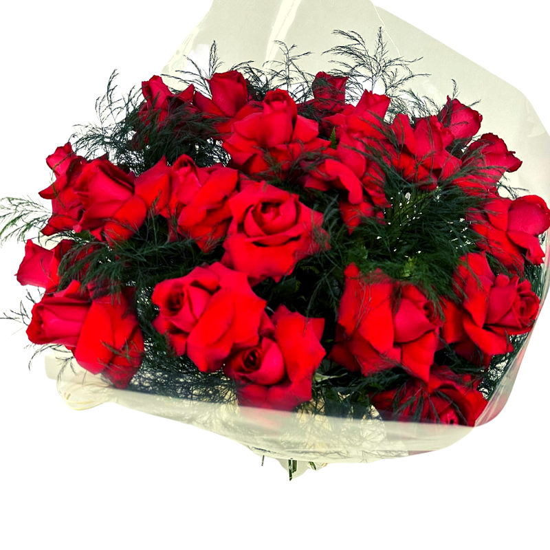 Buque tradicional com 24 rosas Premium 