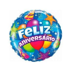 BALÃO FELIZ ANIVERSARIO